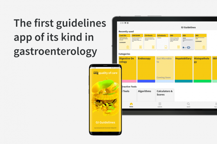 The first guidelines app of its kind in gastroenterology