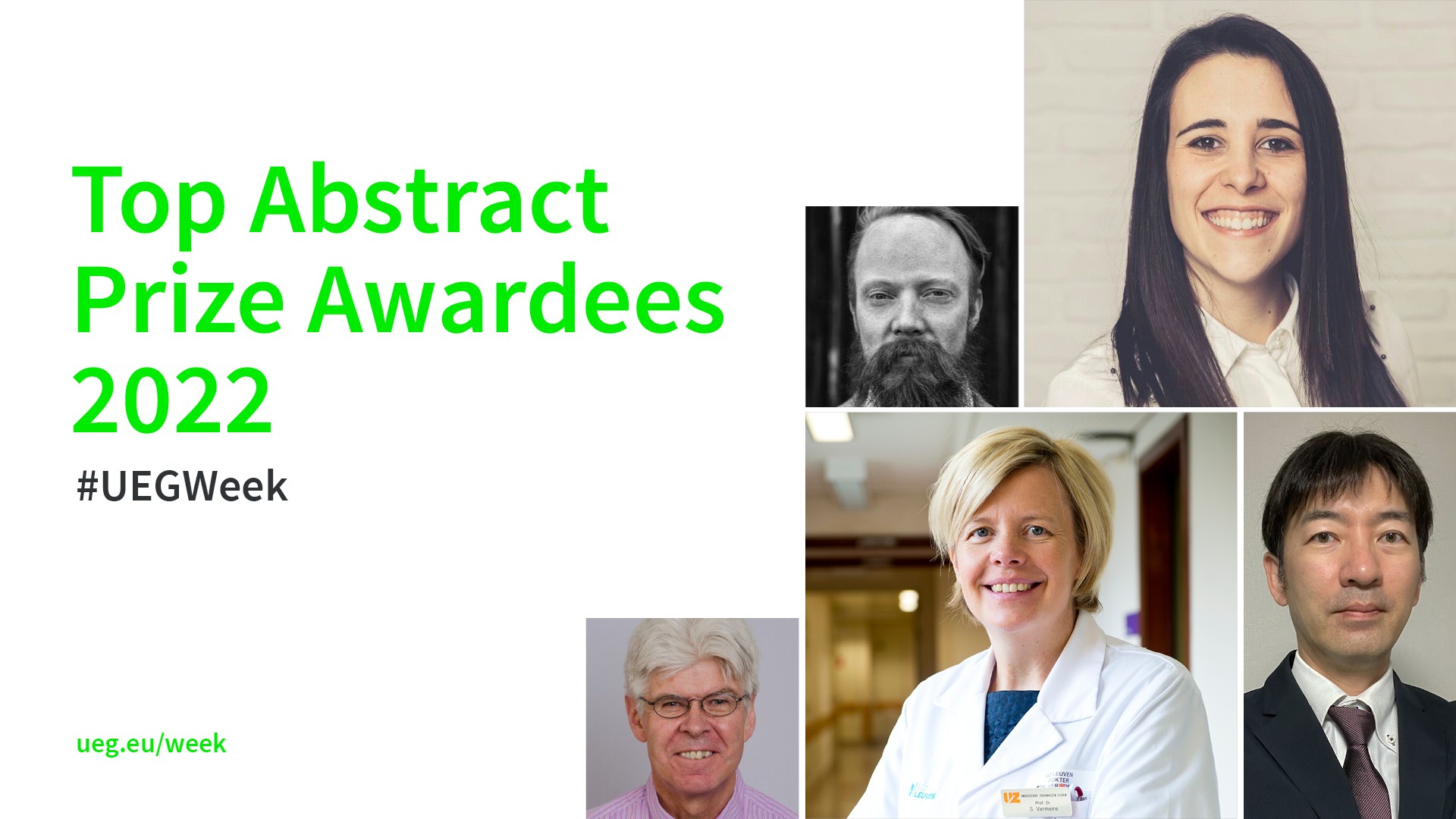 UEG Top Abstract Prize Awardees 2022