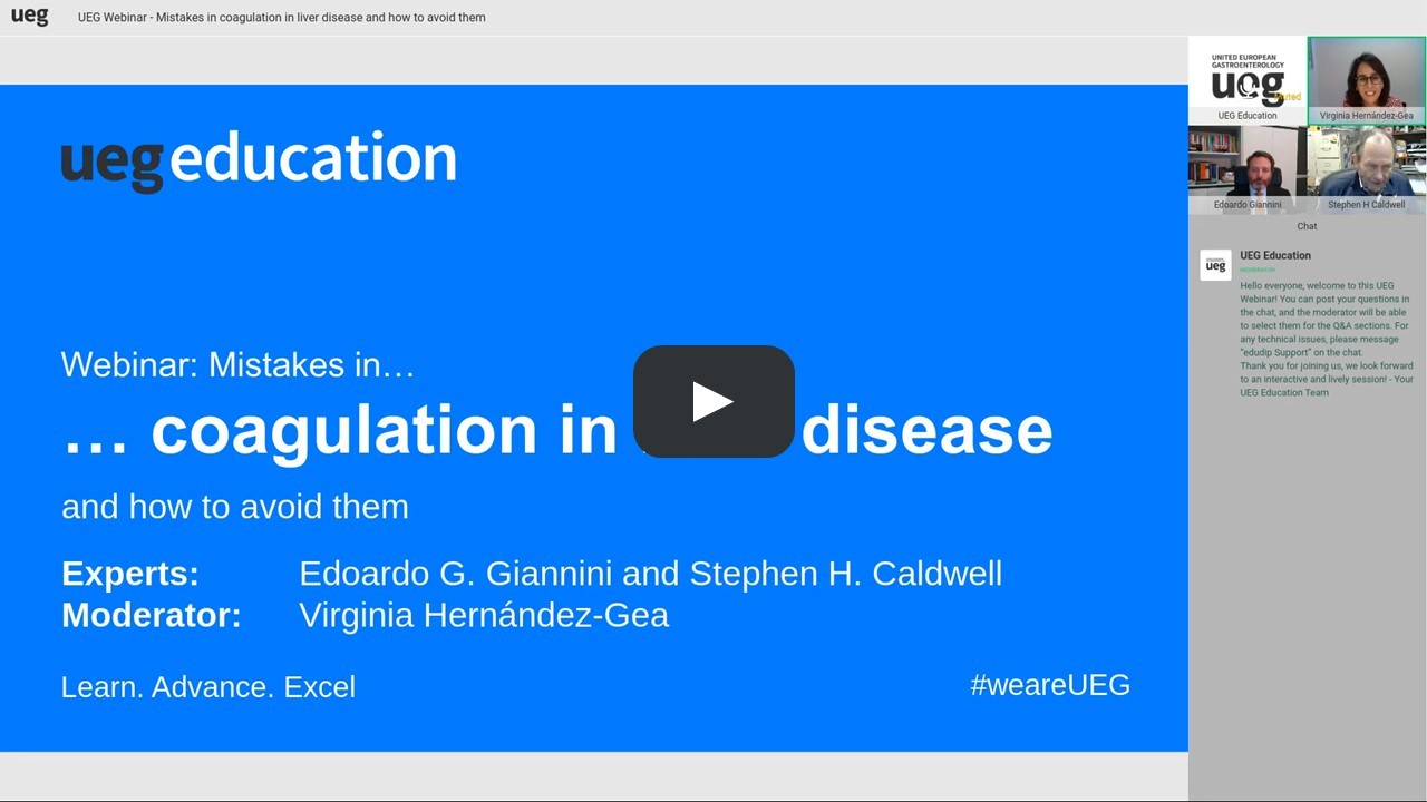 Mistakes in coagulation in liver disease