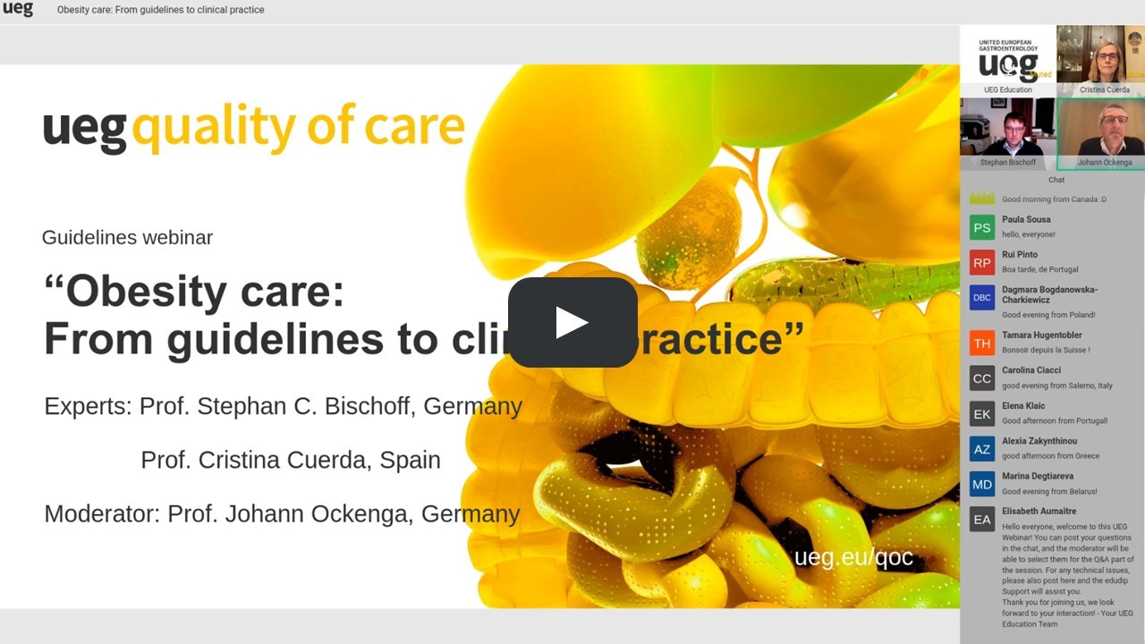 Obesity care: From guidelines to clinical practice