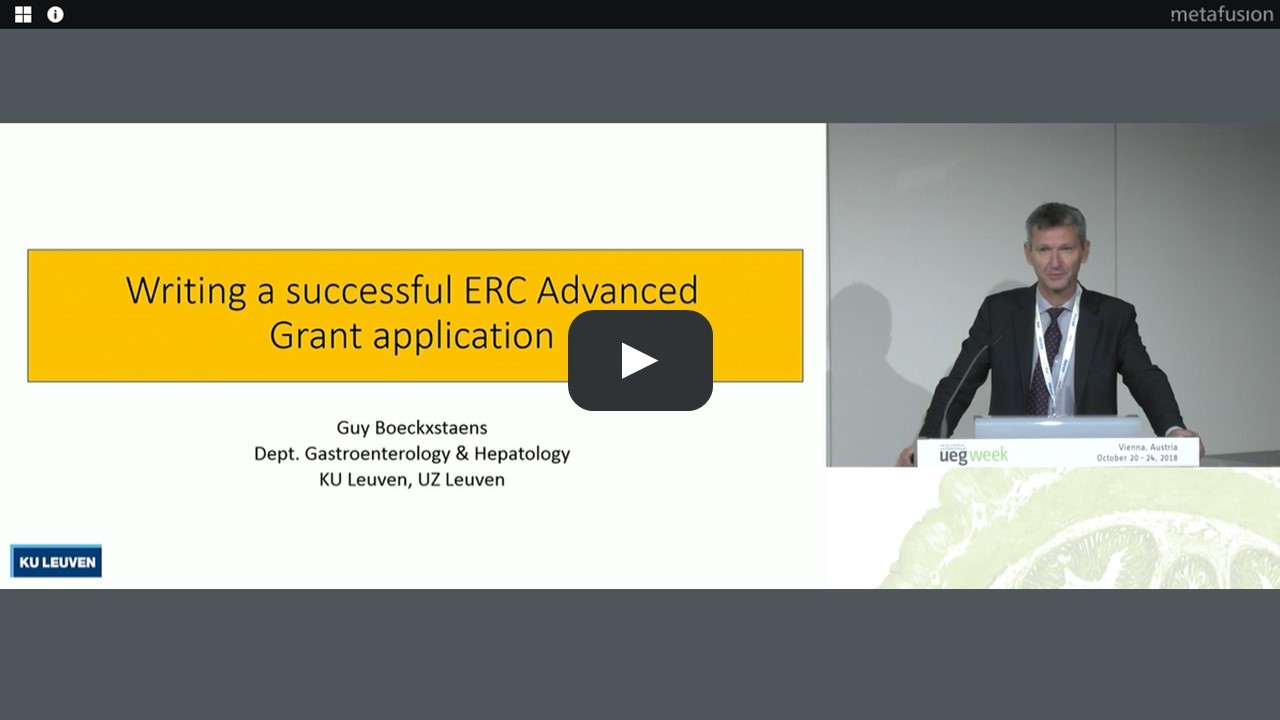 Writing a successful ERC Advanced Grant application