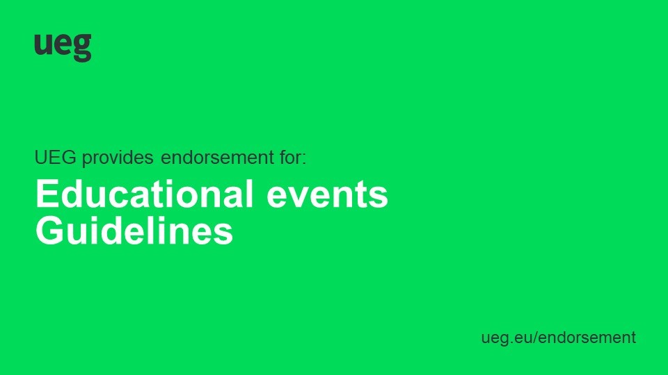 UEG Endorsement UEG United European Gastroenterology