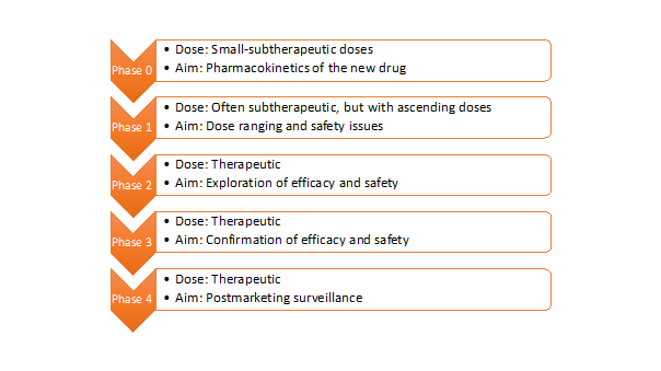 Figure 1: Phases of clinical trials