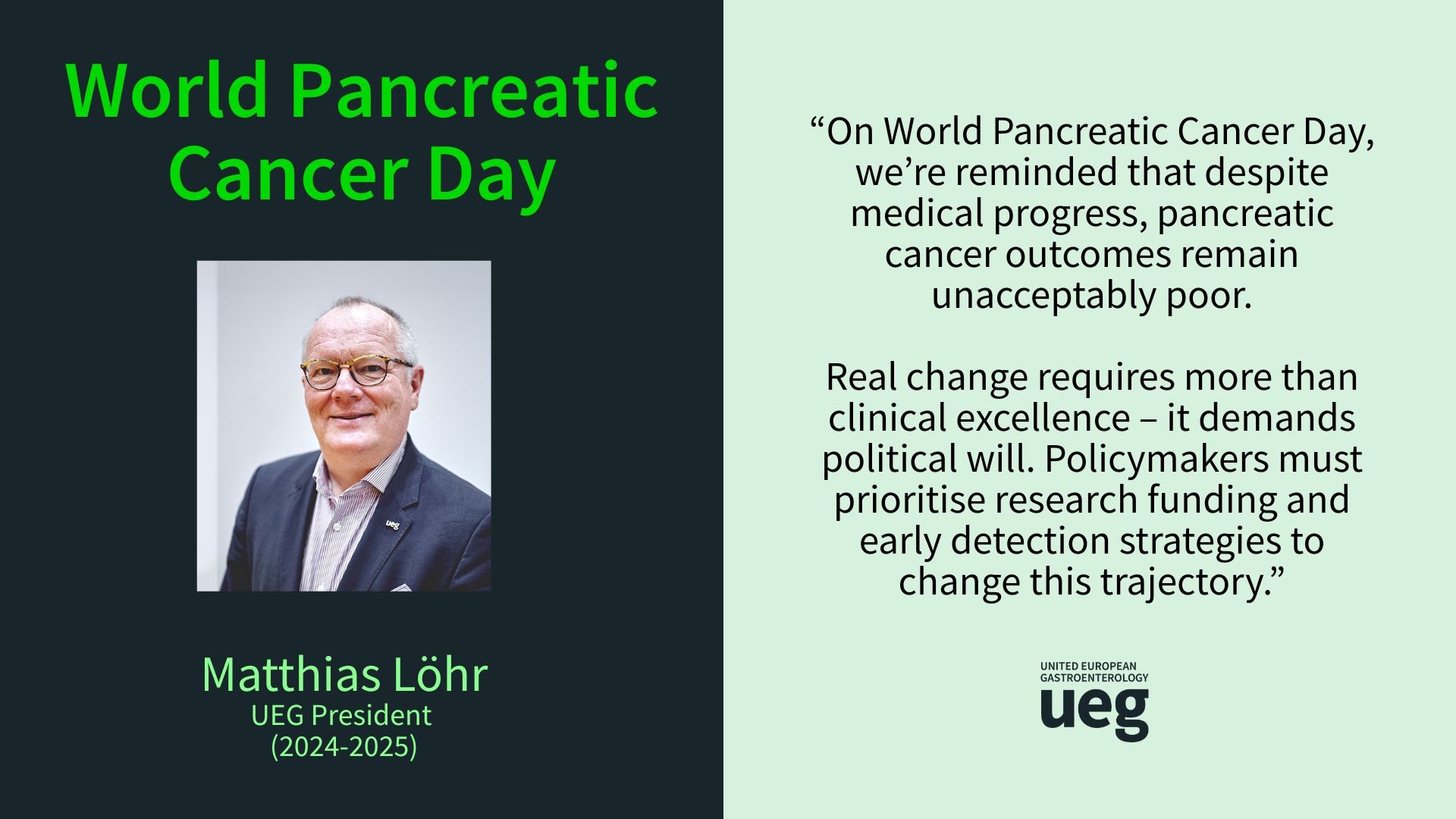 World Pancreatic Cancer Day 2025 Quote